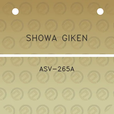 showa-giken-asv-265a