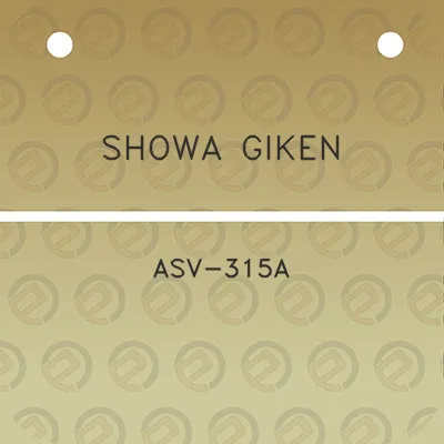 showa-giken-asv-315a