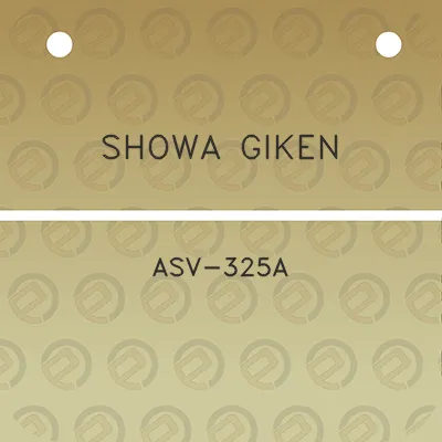 showa-giken-asv-325a