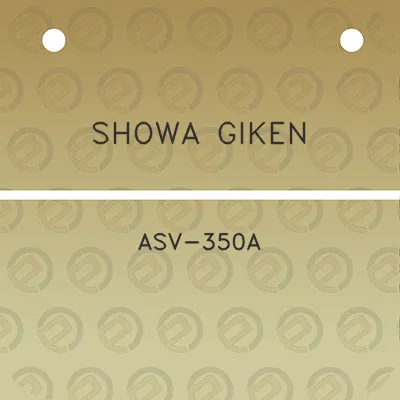 showa-giken-asv-350a