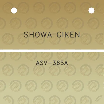 showa-giken-asv-365a