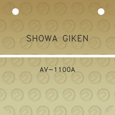 showa-giken-av-1100a