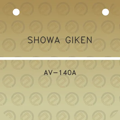 showa-giken-av-140a