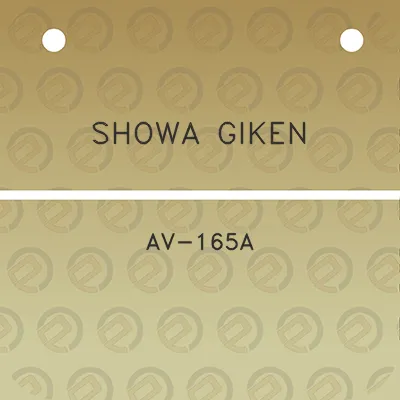 showa-giken-av-165a