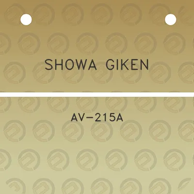 showa-giken-av-215a