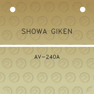 showa-giken-av-240a