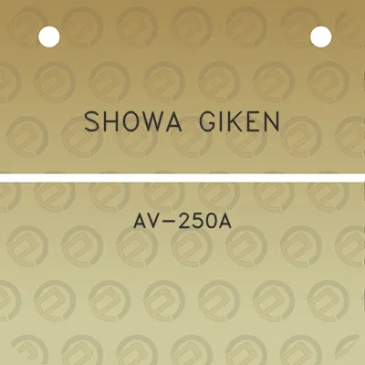 showa-giken-av-250a