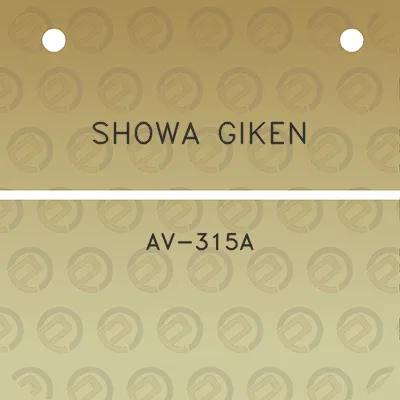 showa-giken-av-315a