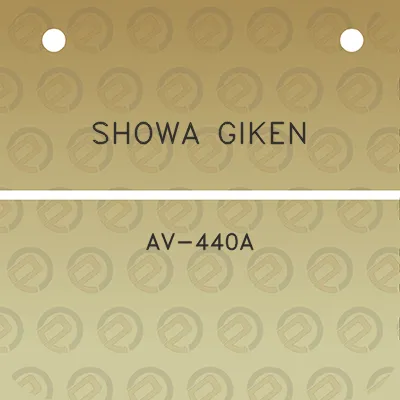 showa-giken-av-440a