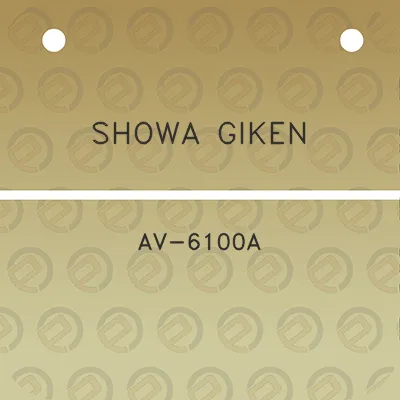 showa-giken-av-6100a