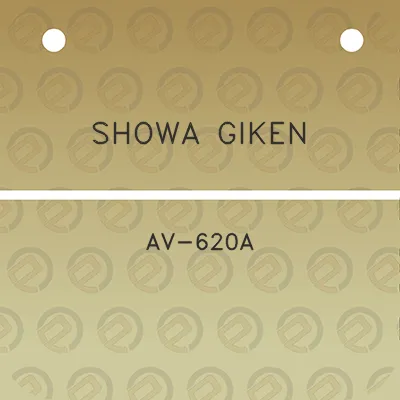 showa-giken-av-620a