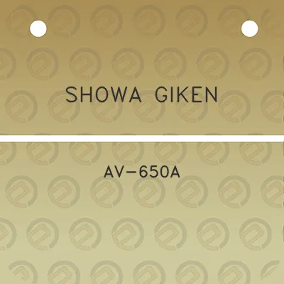 showa-giken-av-650a