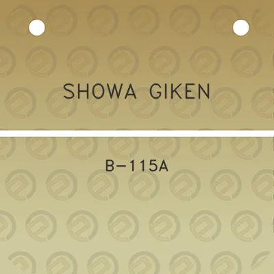 showa-giken-b-115a