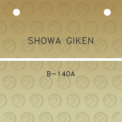 showa-giken-b-140a