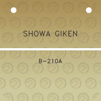 showa-giken-b-210a