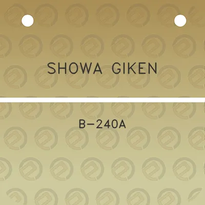 showa-giken-b-240a