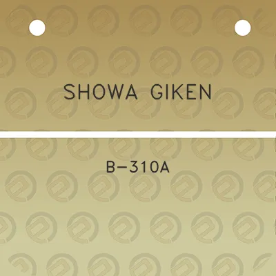 showa-giken-b-310a