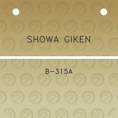 showa-giken-b-315a