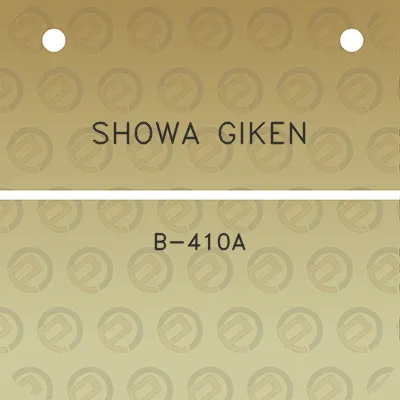 showa-giken-b-410a