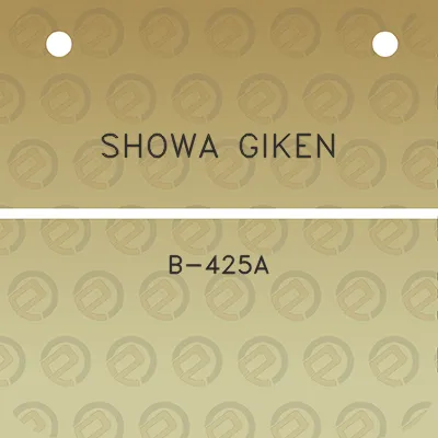 showa-giken-b-425a