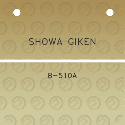 showa-giken-b-510a