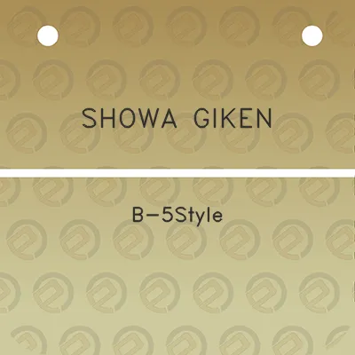 showa-giken-b-5style