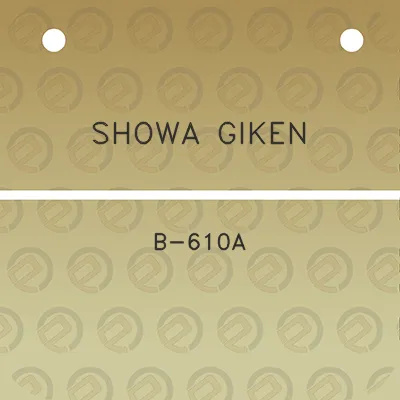 showa-giken-b-610a