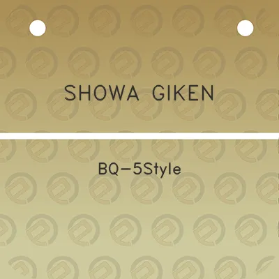 showa-giken-bq-5style