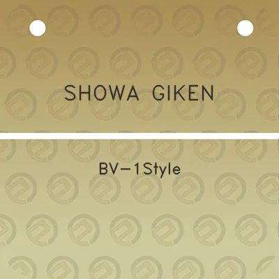 showa-giken-bv-1style