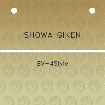 showa-giken-bv-4style