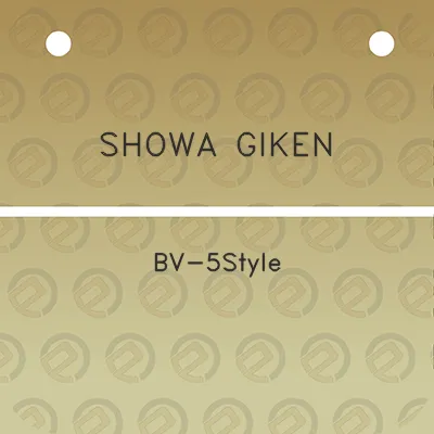 showa-giken-bv-5style