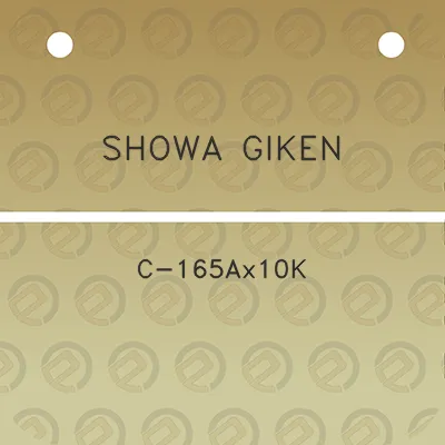 showa-giken-c-165ax10k