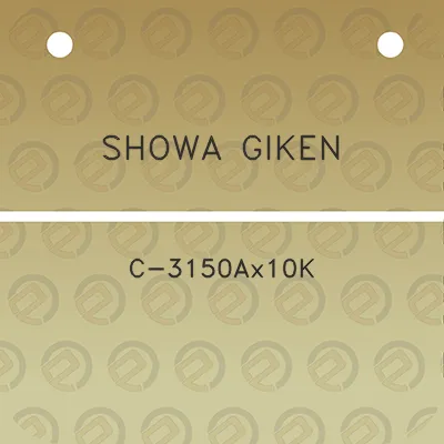 showa-giken-c-3150ax10k