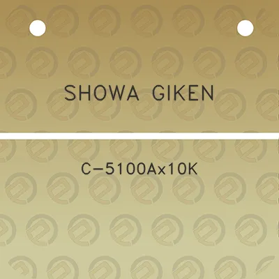 showa-giken-c-5100ax10k