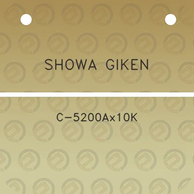 showa-giken-c-5200ax10k