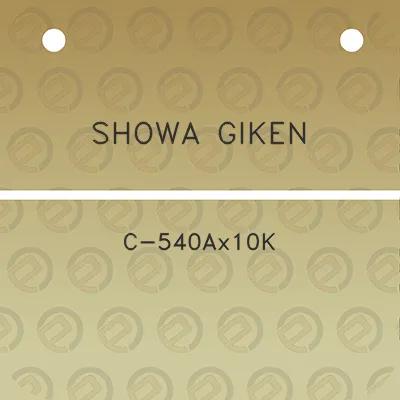 showa-giken-c-540ax10k