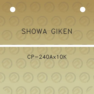 showa-giken-cp-240ax10k