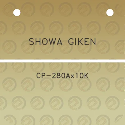 showa-giken-cp-280ax10k