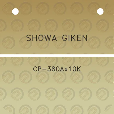 showa-giken-cp-380ax10k