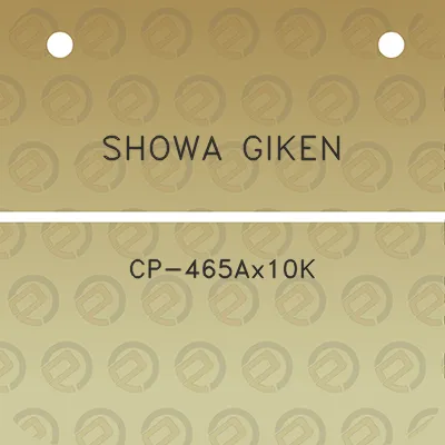 showa-giken-cp-465ax10k