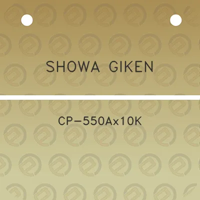 showa-giken-cp-550ax10k