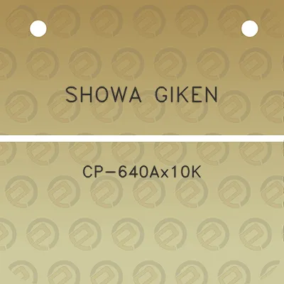 showa-giken-cp-640ax10k