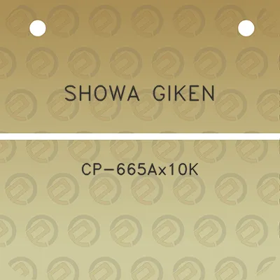 showa-giken-cp-665ax10k