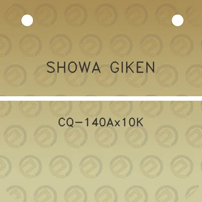 showa-giken-cq-140ax10k