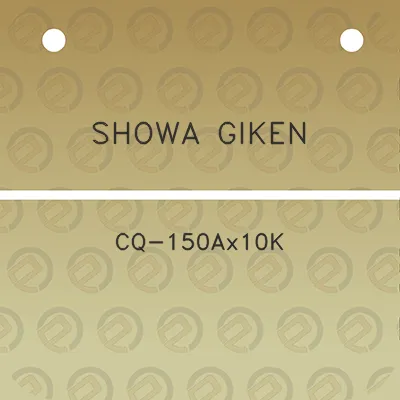 showa-giken-cq-150ax10k