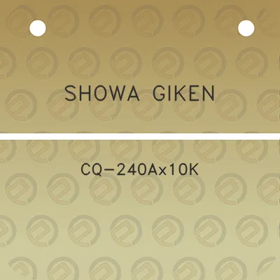 showa-giken-cq-240ax10k