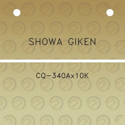 showa-giken-cq-340ax10k