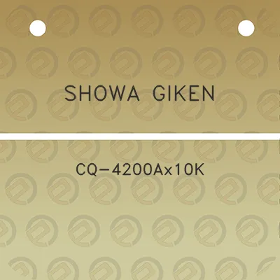 showa-giken-cq-4200ax10k