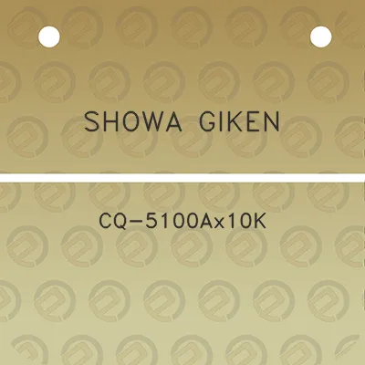 showa-giken-cq-5100ax10k