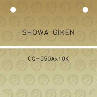 showa-giken-cq-550ax10k